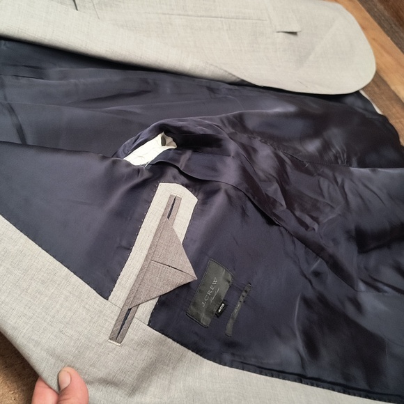 J.Crew Gray Wool Blazer Sport Coat Sz 40S Men - Picture 12 of 17
